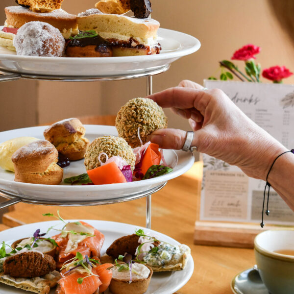 Afternoon Tea light bites Selection near Honiton Devon at Heron Farm