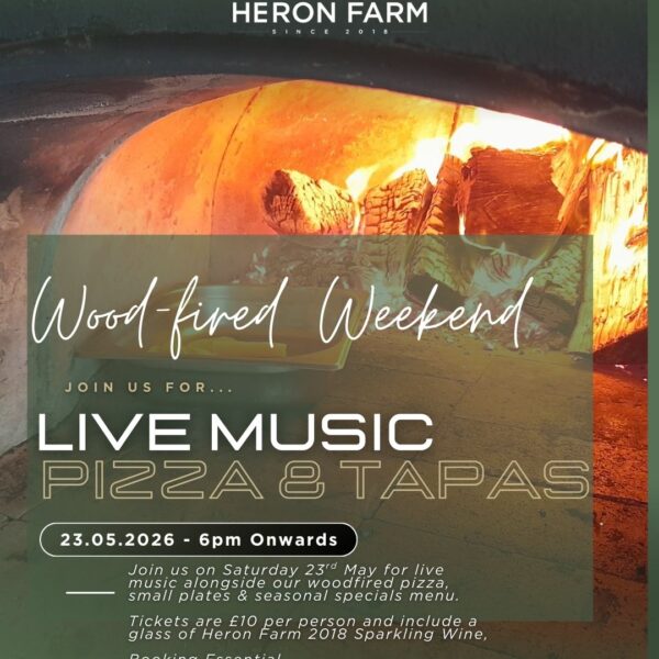 23rd May - Live Music & Woodfired Menu