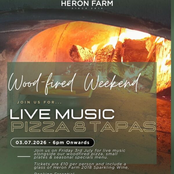3rd July - Live Music & Woodfired Menu