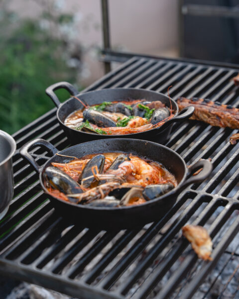 BBQ Paella evening at Heron Farm