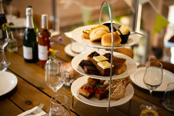 Afternoon Tea Sweet treats Selection near Honiton Devon at Heron Farm