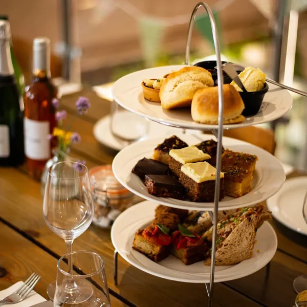 Afternoon Tea Sweet treats Selection near Honiton Devon at Heron Farm