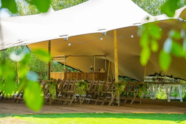 Outside covered area for Private Hire Venue in Honiton, Devon
