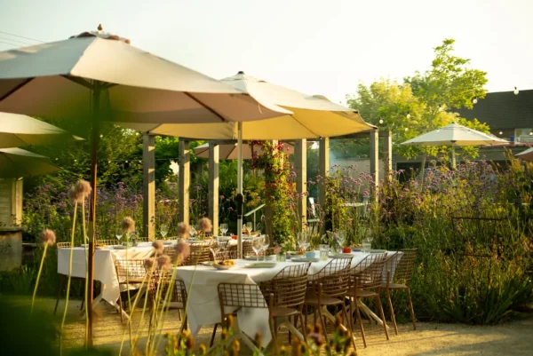 Outside covered area for Private Hire Venue in Honiton, Devon