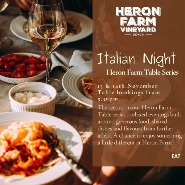The Heron Farm Table Series: Italian Night