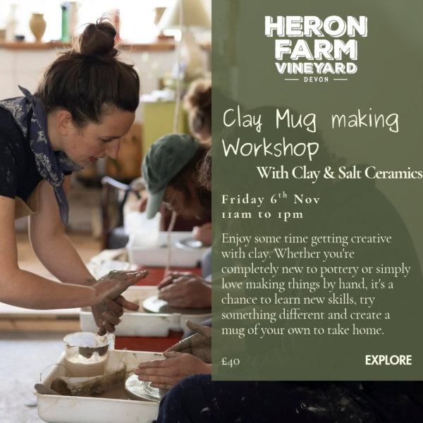 Friday 6th November - Clay Mug Workshop