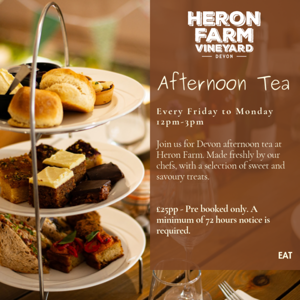 Afternoon Tea at Heron Farm, Devon