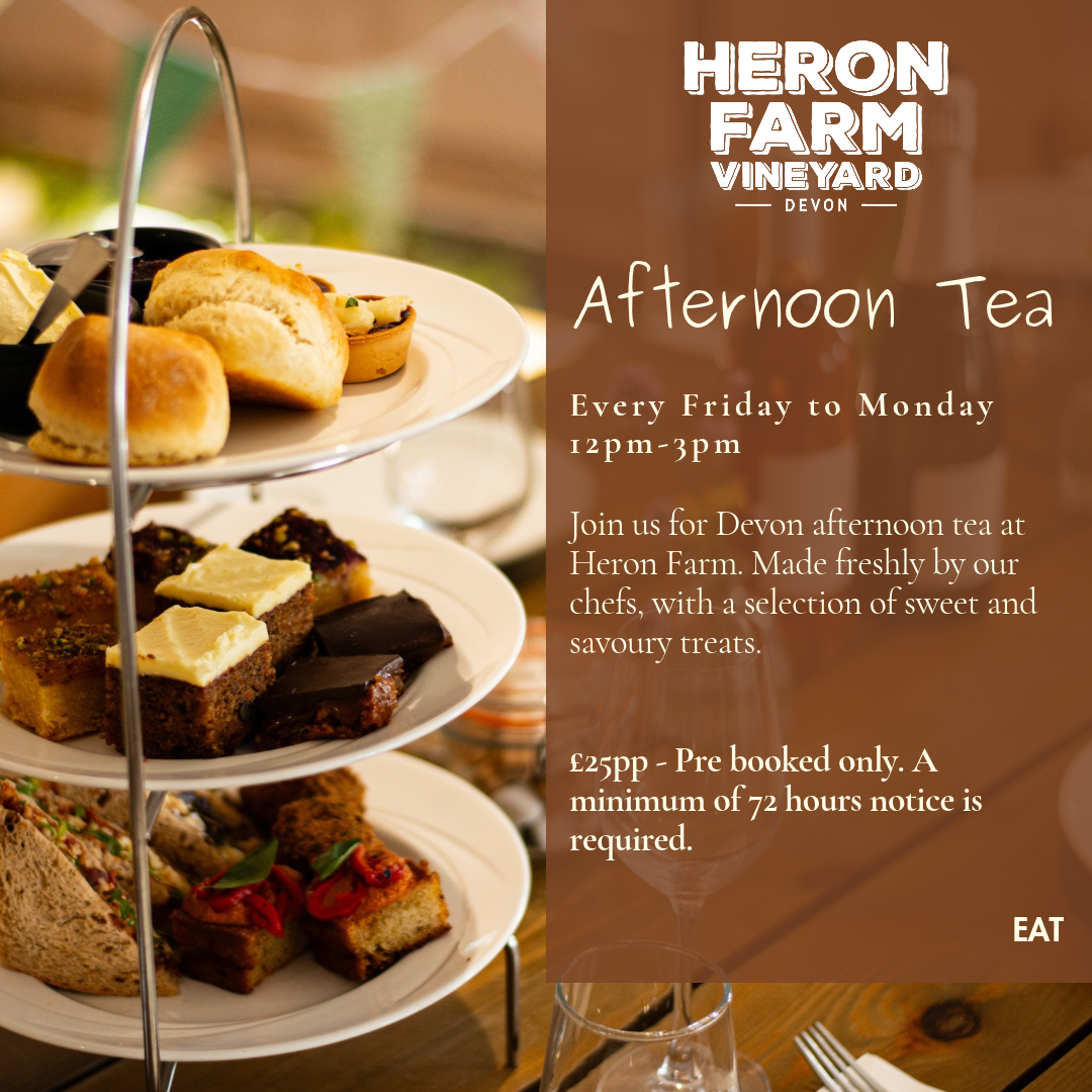 Afternoon Tea at Heron Farm, Devon
